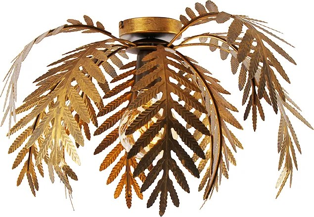 Inteligentna lampa sufitowa złota 45 cm okrągła z Wifi G95 - Botanica