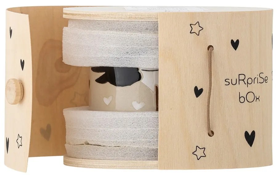 Beżowy ceramiczny kubek dla dzieci 225 ml Bambino – Bloomingville Mini