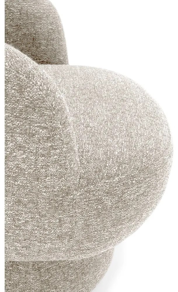 Beżowy obrotowy fotel Dali – MOME