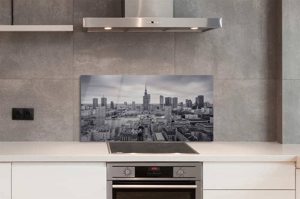 Szkło do Kuchni na Ścianę Biznesowe Serce Warszawy