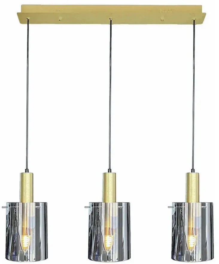 Potrójna lampa wisząca złota - K613-Arneco