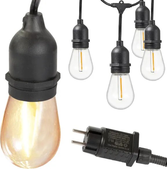 Girlanda świetlna LED ogrodowa LUCENT, 15 m