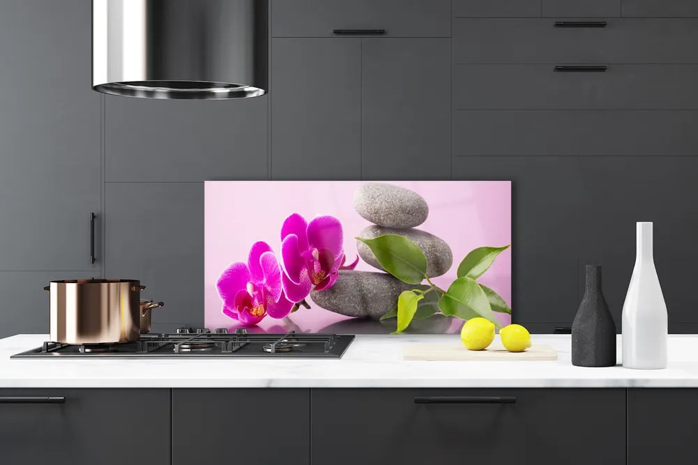 Panel Szklany Harmonijna Orchidea Zen