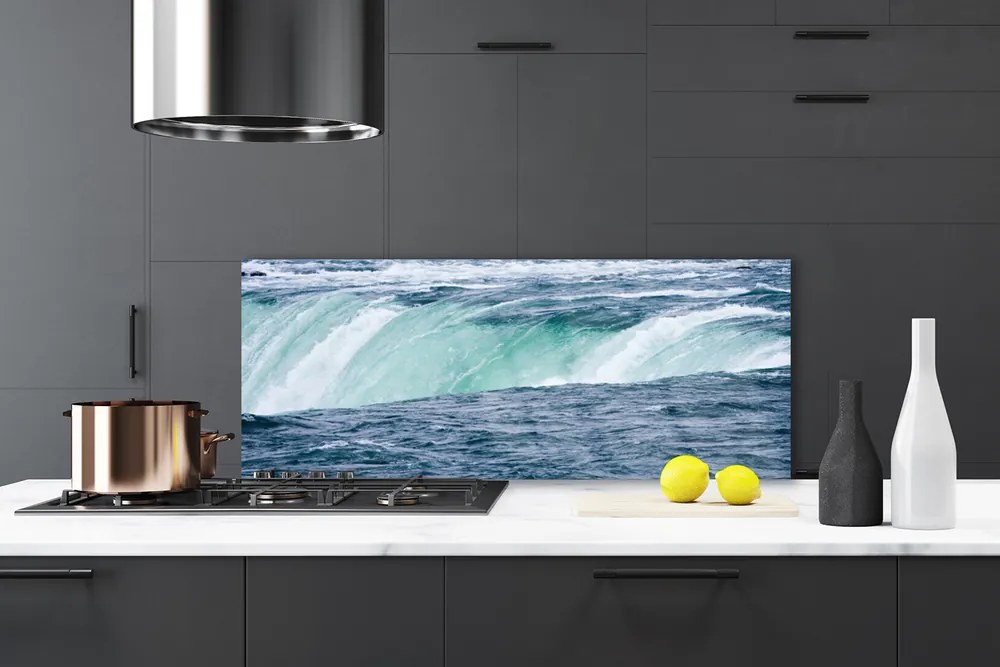 Panel nad blat kuchenny Potężna Kaskada Wodna