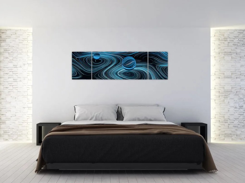 Abstrakcyjny obraz (170x50 cm)