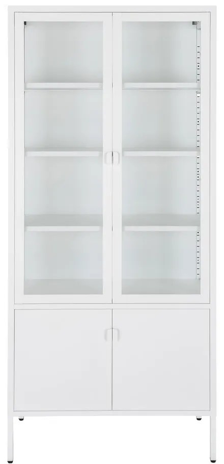 Biała metalowa witryna 80x180 cm Brisbane – House Nordic