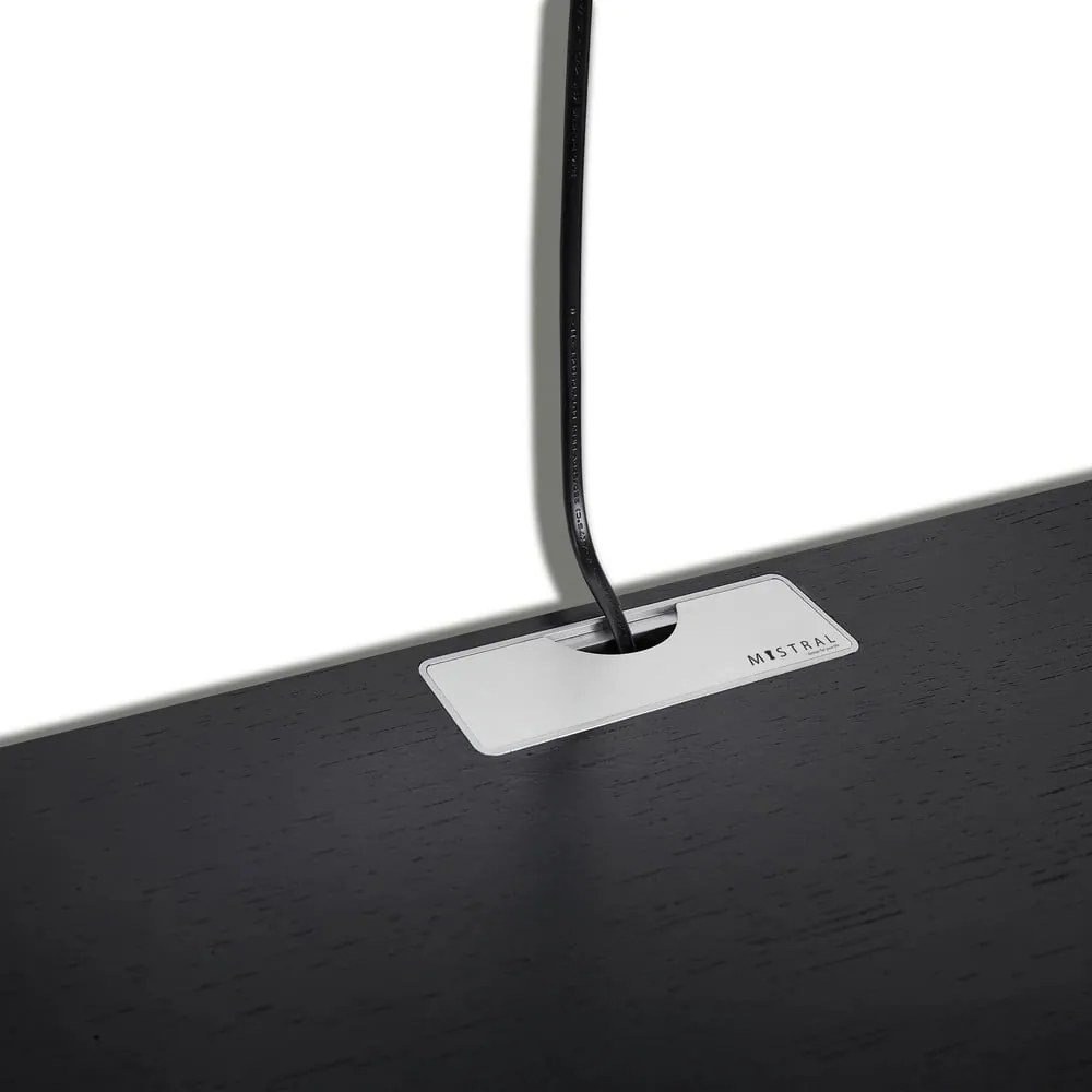 Czarna/różowa szafka pod TV 161x42x45 cm Mistral – Hammel Furniture