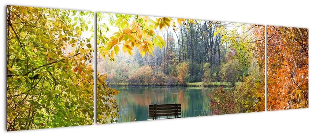 Obraz stawu (170x50 cm)