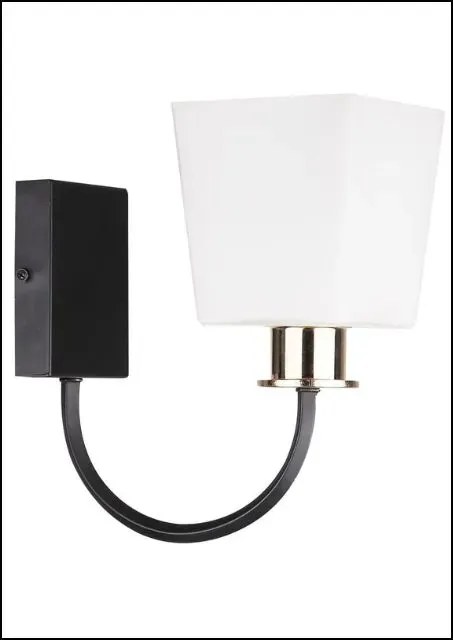 Czarny metalowy kinkiet - K504 F3-W48