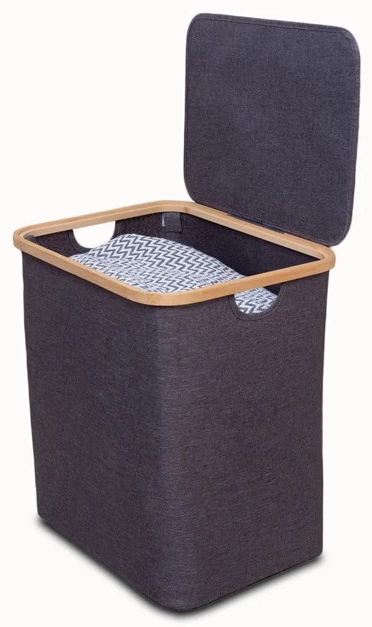 Tekstylny kosz na pranie 70 l Bamboo – Addis