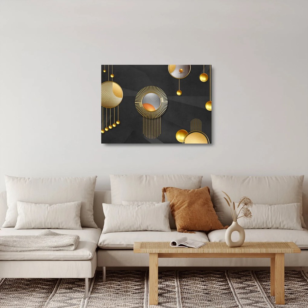 Obraz na szkle- Abstrakcja (70x50 cm)
