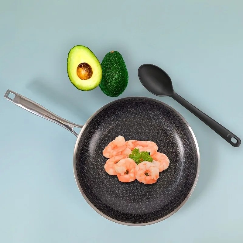 Kela Nierdzewna patelnia z powłoką ceramiczną Flavoria 28 cm