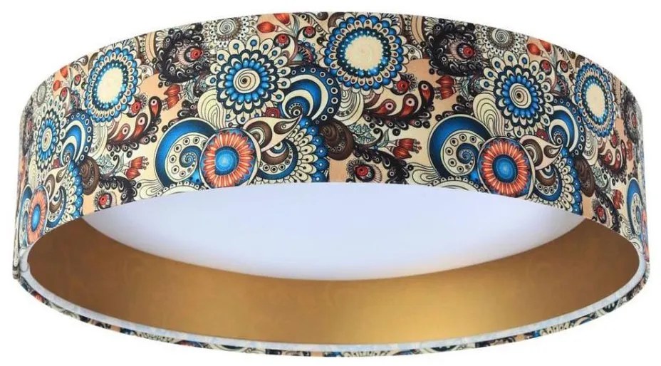 LED Lampa sufitowa GALAXY LED/24W/230V kolorowa/złota