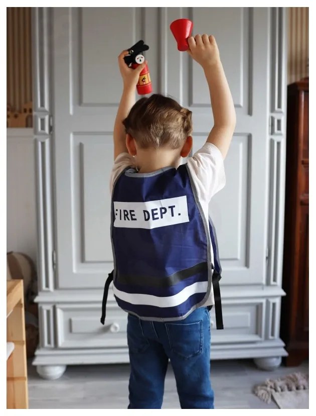 Classic world little firefighter set costume tools 8 pcs.