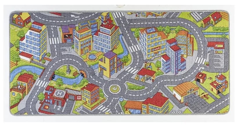 Chodnik dziecięcy Hanse Home Smart City, 90x200 cm