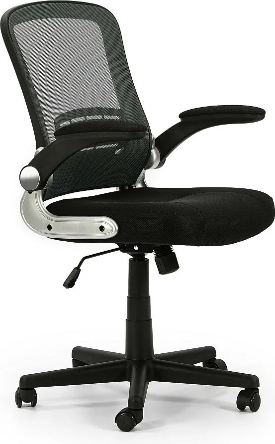 Fotel biurowy z regulowaną wysokością i kątem nachylenia z siatkowym oparciem Cosmos.