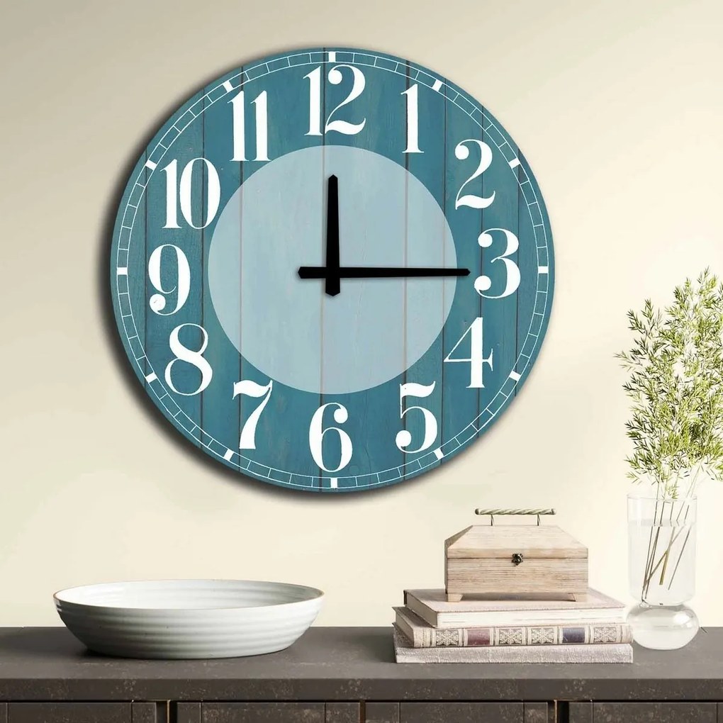 Zegar ścienny Blue Vintage 5050MS-043, 50 cm