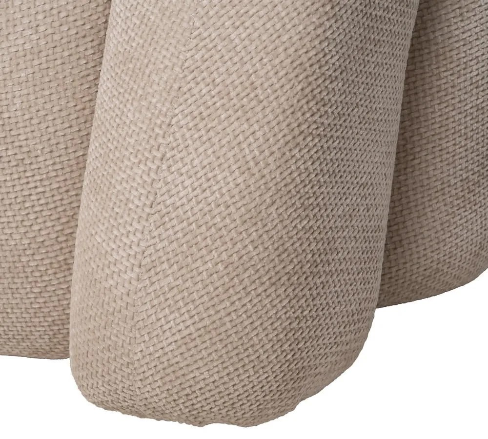 Beżowa sofa z tkaniny szenilowej 200 cm Minimal – Ixia