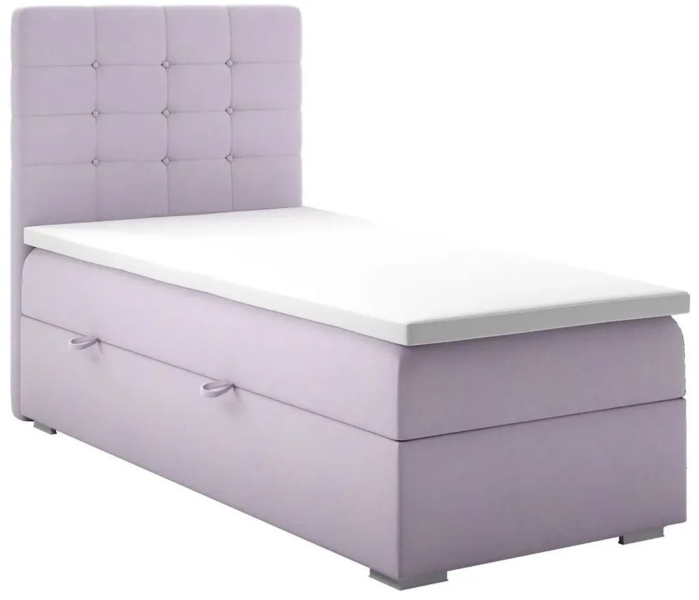 Pojedyncze łóżko boxspring 80x200 32 kolory S9-B69