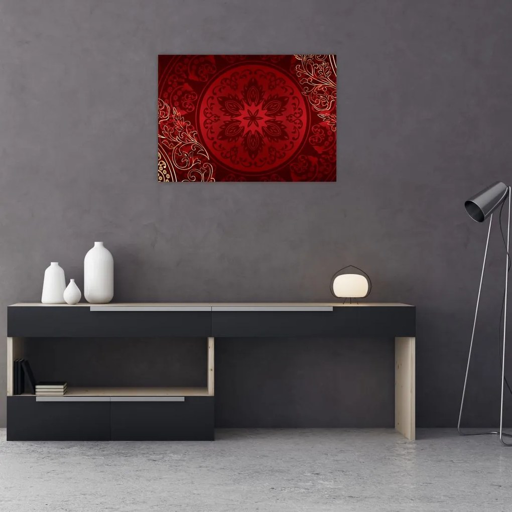 Obraz - Złote mandale (70x50 cm)