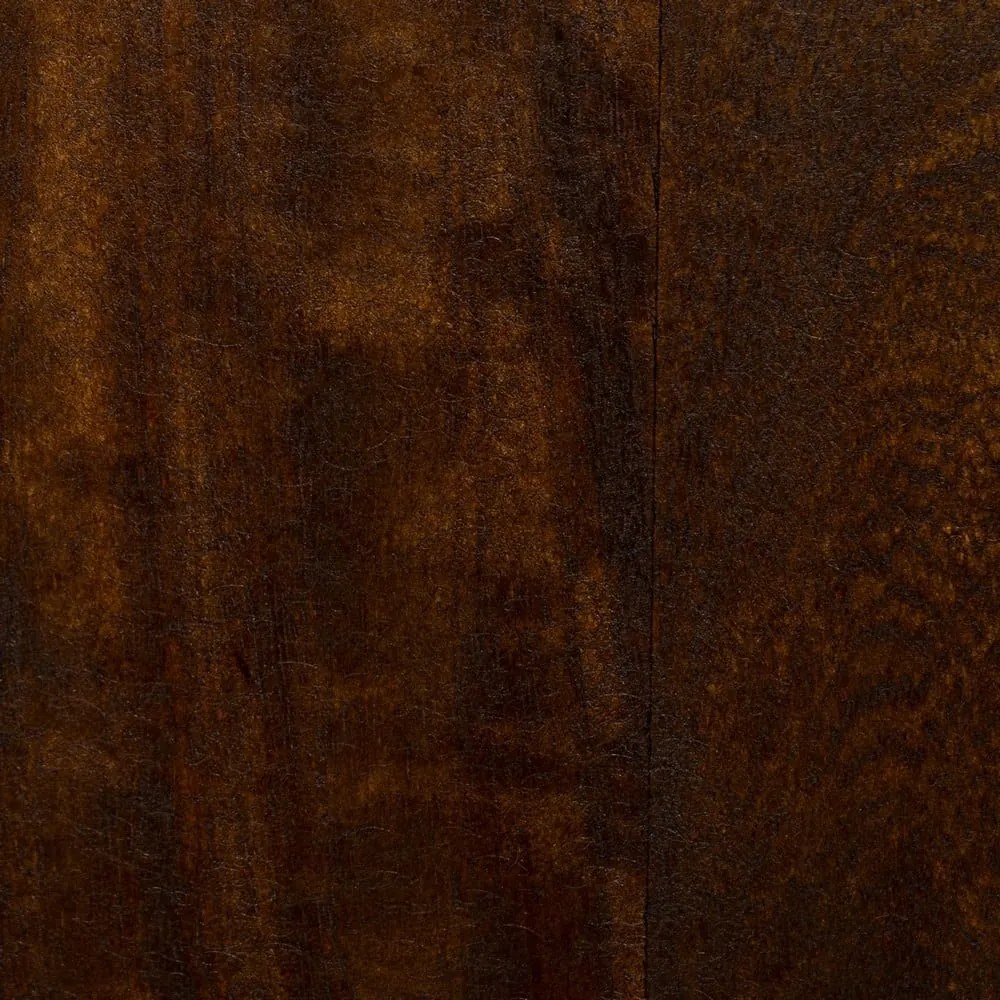 Brązowa komoda z litego drewna mango 190x86x40 cm Kurt – Ixia