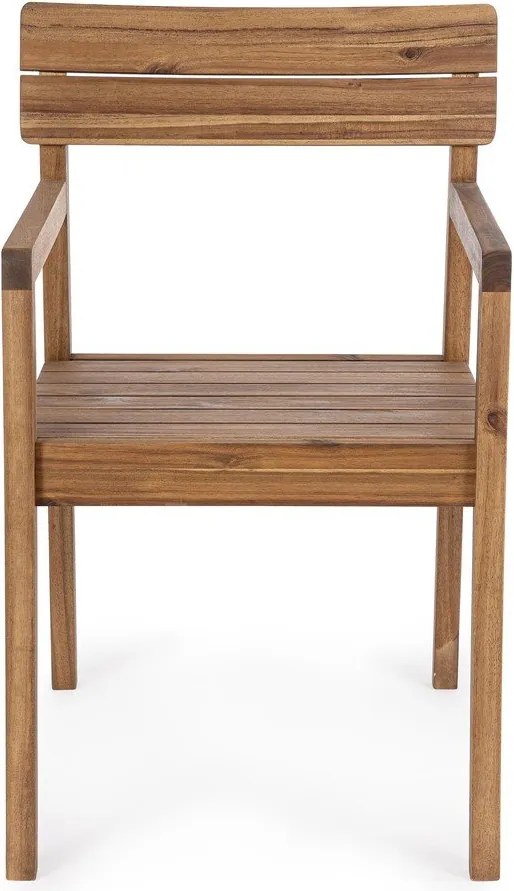 Drewniane krzesło ogrodowe w naturalnym kolorze Rodano – Bizzotto