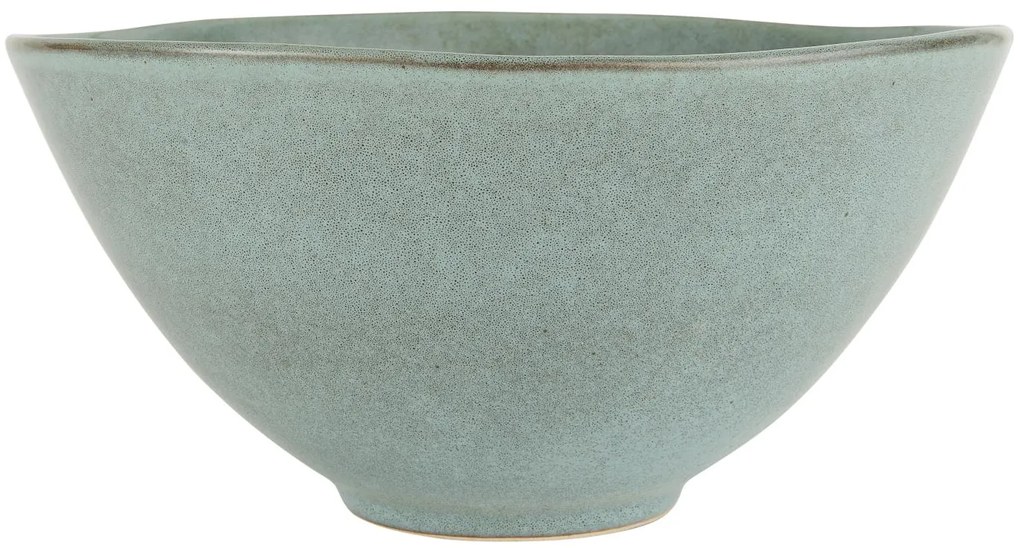 Niebieska duża kamionkowa misa LIGHT BLUE DUNES