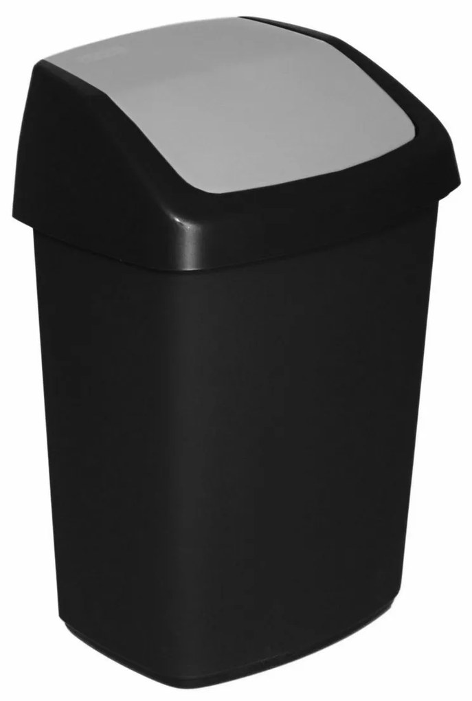 Curver Kosz na śmieci Swing 25 L, czarny, 25 l