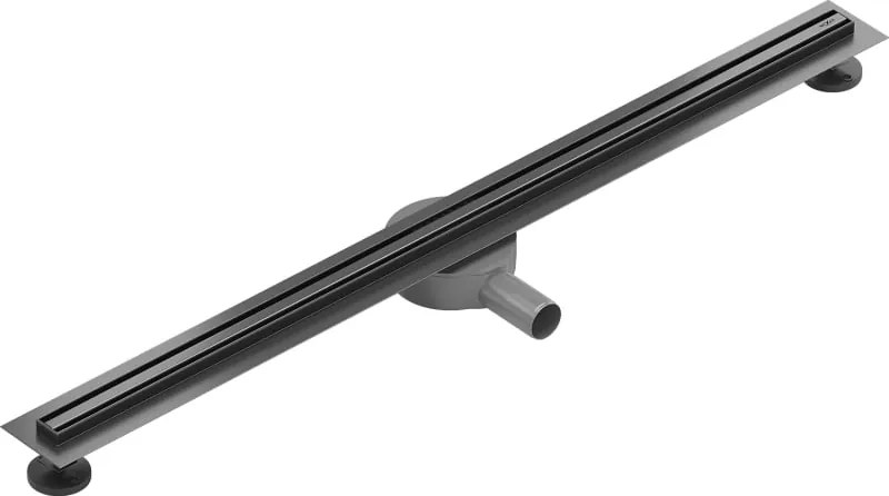 Mexen Flat 360° Slim odpływ liniowy obrotowy 80 cm, gun gray szczotkowany - 1E41080