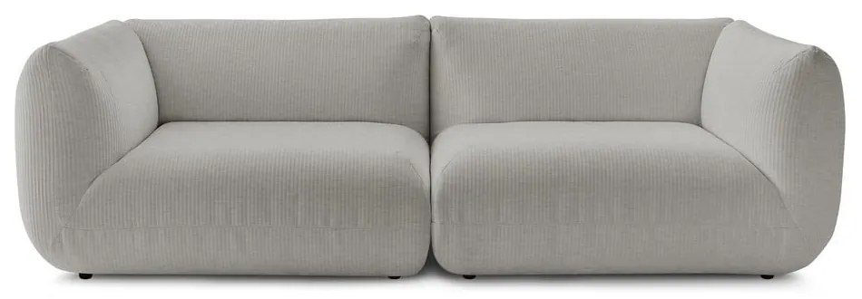 Beżowa sztruksowa sofa 260 cm Lecomte – Bobochic Paris