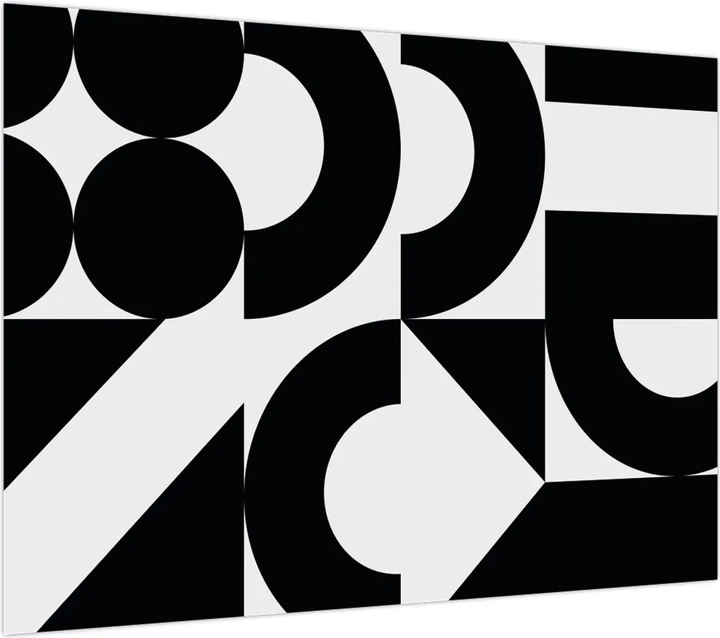 Obraz na szkle - Abstrakcja geometryczna N⁰2 (70x50 cm)