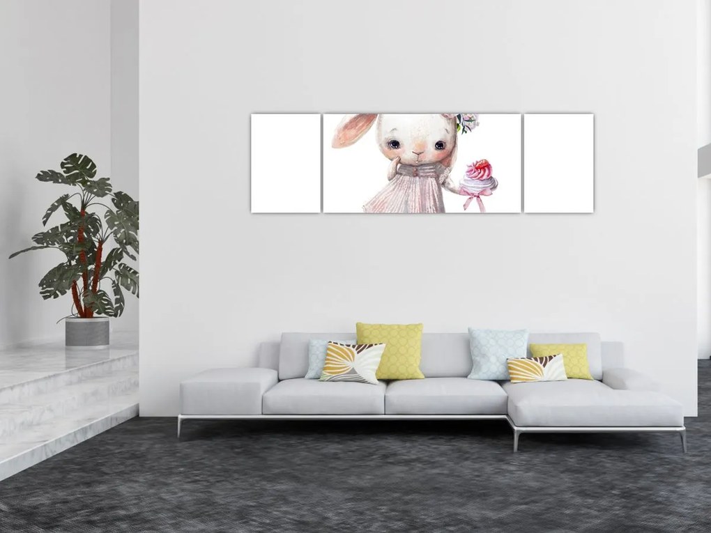 Obraz - Zwierzątko akwarelowe N⁰1 (170x50 cm)