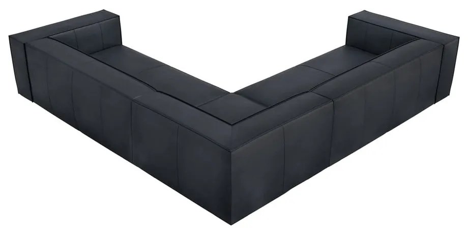 Ciemnoniebieski skórzany narożnik (strona zmienna) Madame – Windsor &amp; Co Sofas