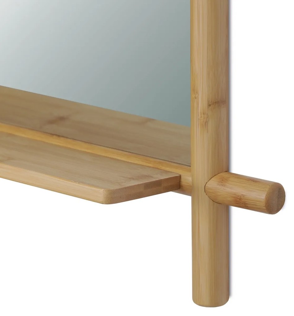 Lustro ścienne B027 NAT, bambus