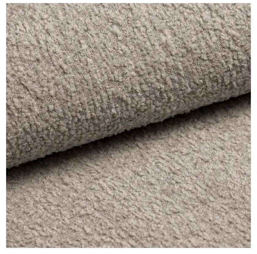 Beżowe tapicerowane łóżko dwuosobowe ze schowkiem ze stelażem 180x200 cm Mattis – Meise Möbel