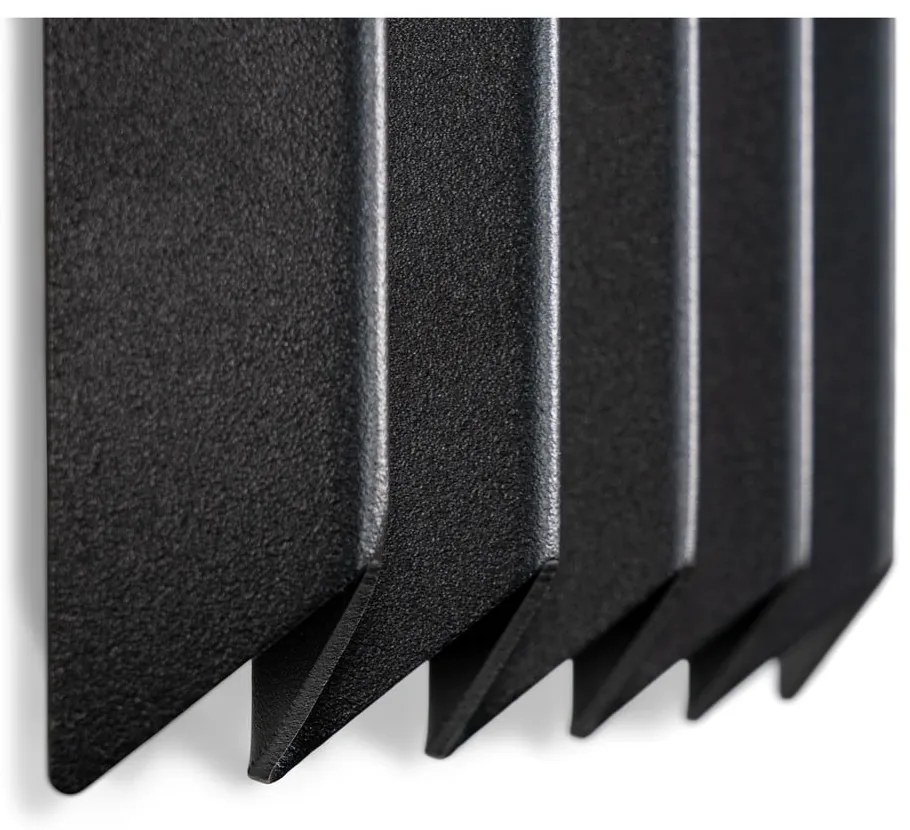 Czarny metalowy wieszak ścienny 21 cm Sensu – Spinder Design