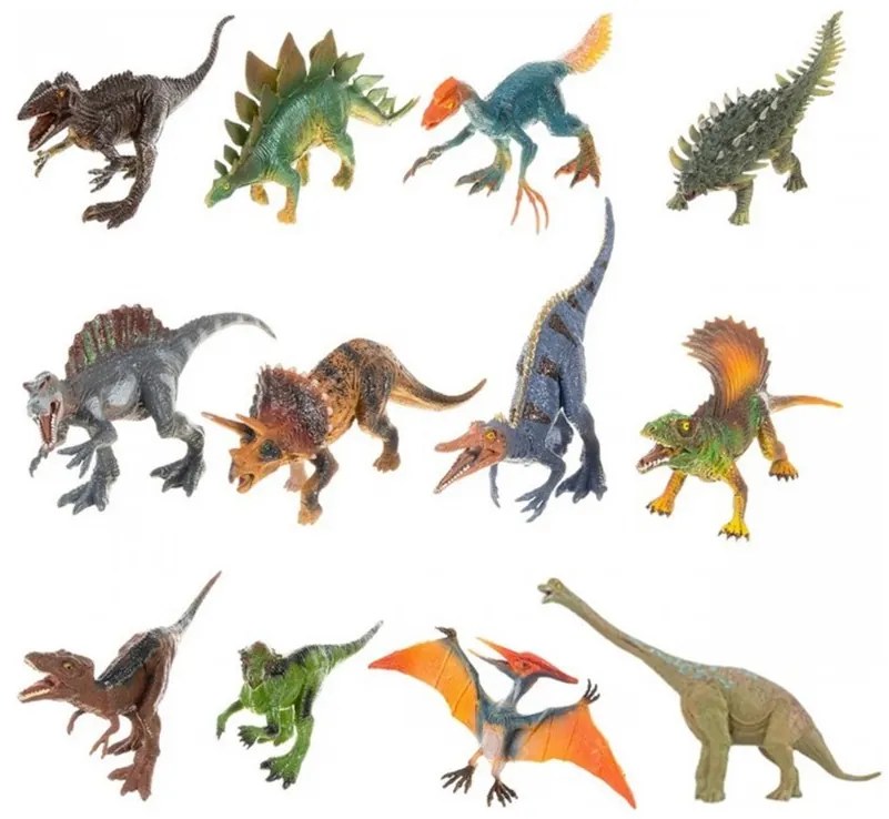 Woopie duży zestaw figurki dinozaury xxl + mata "prehistoryczny świat"