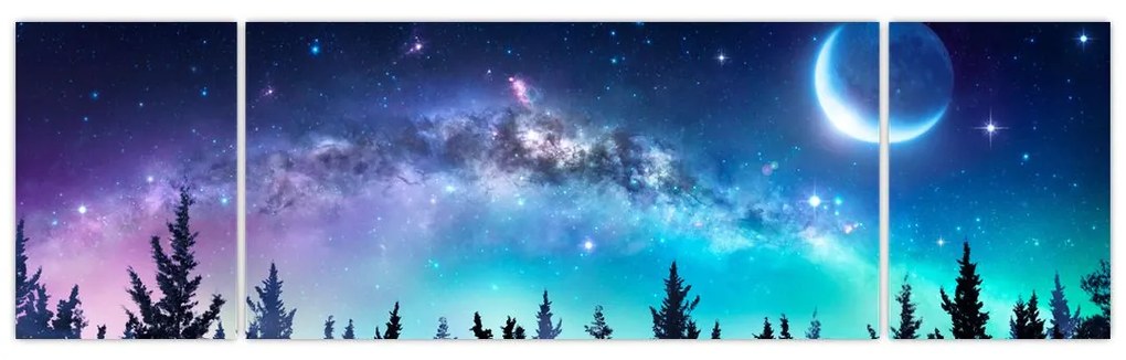 Obraz - Droga Mleczna (170x50 cm)