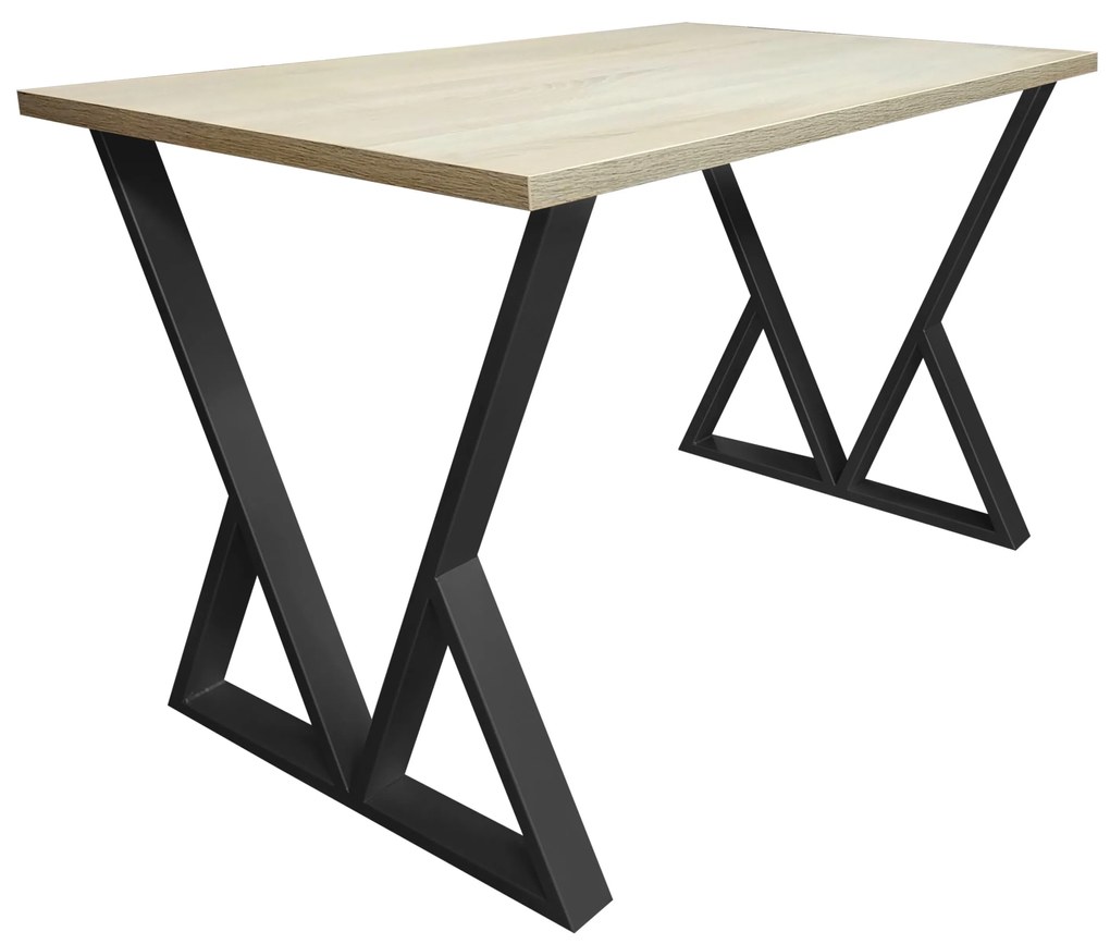 Stół 70/120/28 Loft V podstawa metalowa do salonu kuchni