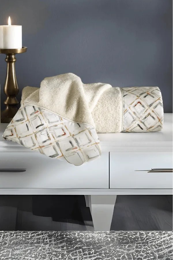 Podarunkowy zestaw ręczników BAILEY, 2 szt Jasnobeżowy