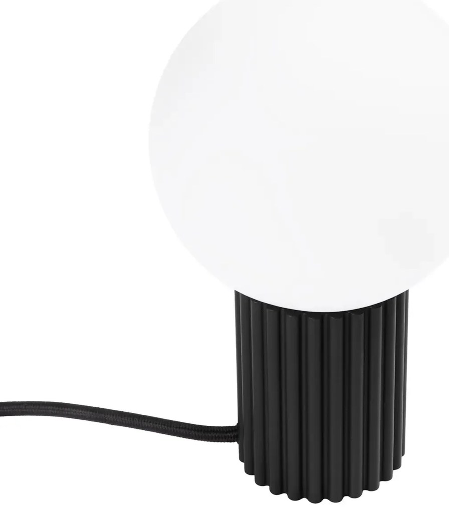 Lampa biurkowa HALO czarna ryflowana SOLLUX  LIGHTING