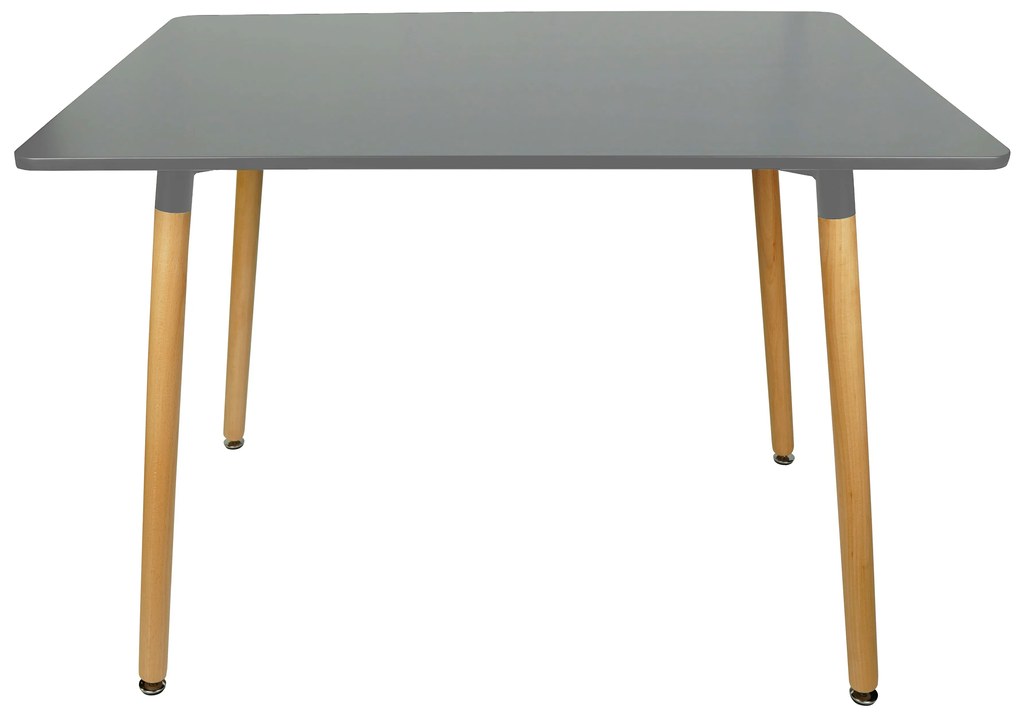 Szary stół do jadalni BERGEN 140x80 cm