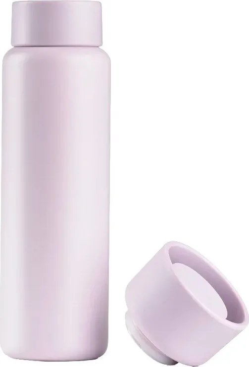 Jasnoróżowy kubek termiczny ze stali nierdzewnej 650 ml Singles – Zone