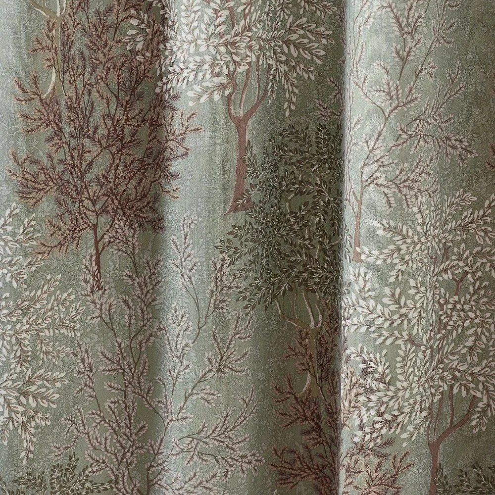 Zielone zasłony zestaw 2 szt. 168x229 cm Woodland Trees – Catherine Lansfield