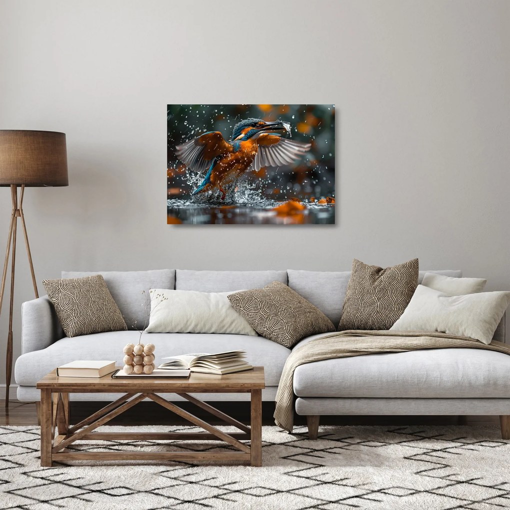 Obraz na szkle - Styczeń (70x50 cm)