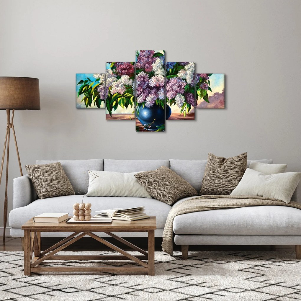 Obraz - Bukiet bzu (125x70 cm)