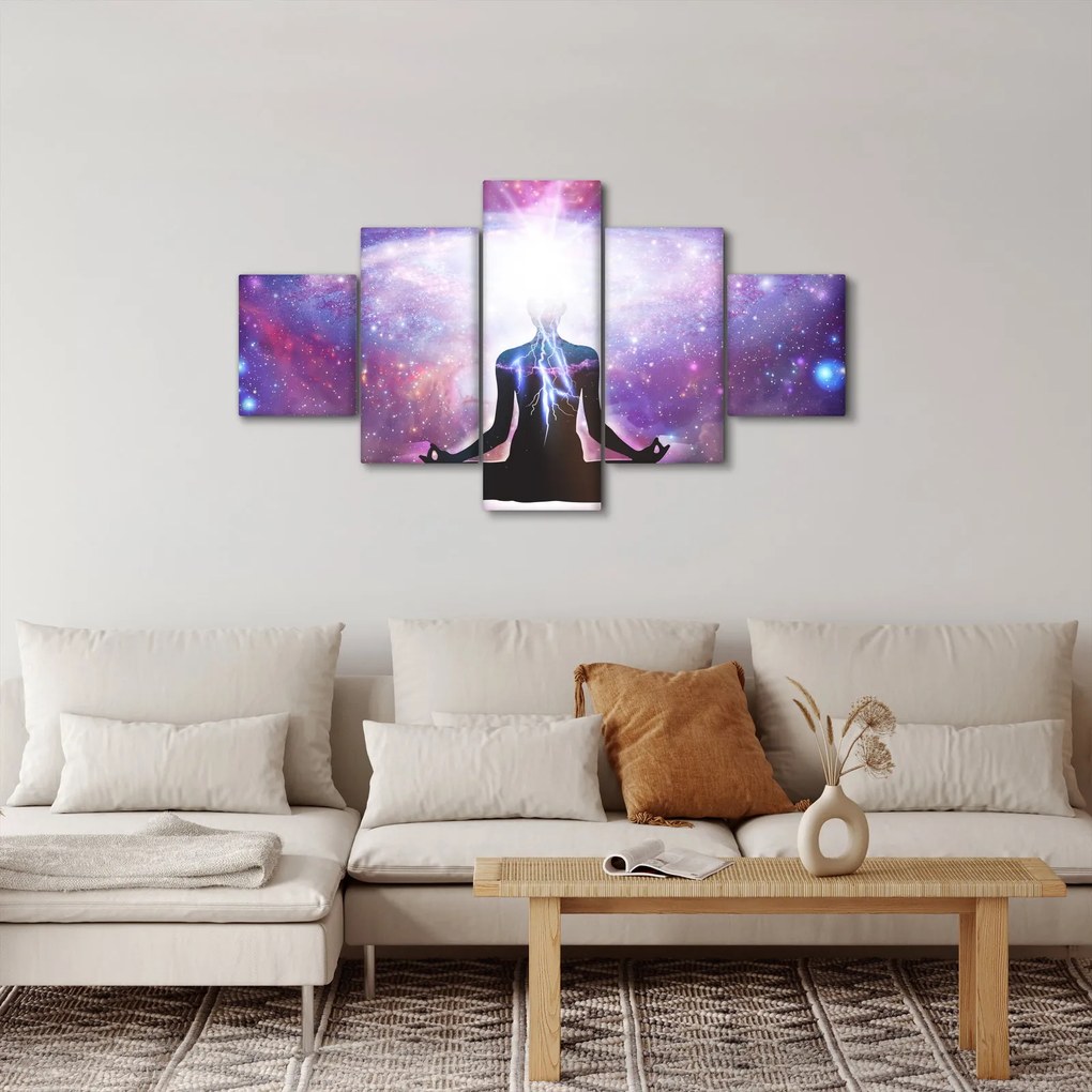 Obraz - Łączenie się z wszechświatem (125x70 cm)