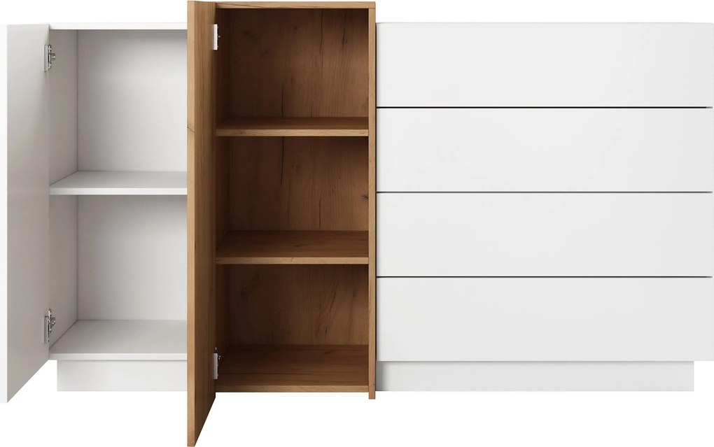 Komoda TRES 160 cm do Salonu Sypialni Biały