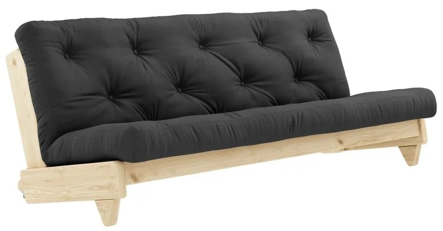 Sofa rozkładana Karup Design Fresh Natural Clear/Dark Grey