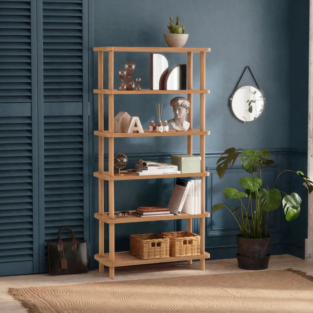 Regał w dekorze sosny 80x168,5 cm Step – Kalune Design